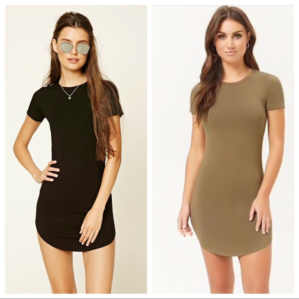 BUNDLE Two Forever 21 tShirt Dresses New